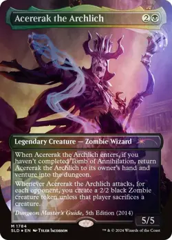 Mint/Near-Mint, English - 1 x MTG Acererak the Archlich - 1784 - Foil Secret Lai - Image 1