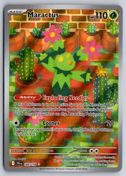 Maractus 160/159 Illustration Rare Journey Together Pokemon Near Mint - Image 1