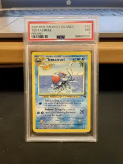 2001 POKEMON SOUTHERN ISLANDS PROMO 10 TENTACRUEL - Image 1