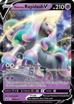 Galarian Rapidash V SWSH111 Holo Promo Sword & Shield Promo Pokemon Holo LP - Image 1