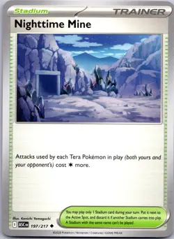 Nighttime Mine 197/217 Uncommon ME: Ascended Heroes Pokemon Near Mint - Image 1