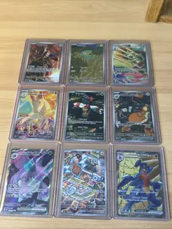 Pokemon Card Lot 9 Illustration Rares Destined Rivals Rapidash Yanma Zamazenta - Image 1