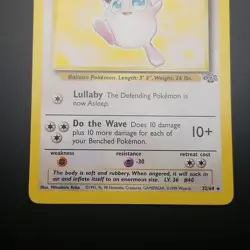 Wigglytuff 32/64 - Jungle SET - Rare NON-HOLO - VINTAGE WOTC Pokemon Card - LP - Image 3
