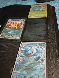BCW Red CCG Gaming Card Pro-Folio 9-Pocket WITH LOTS OF POKEMON INCLUDED - Image 2