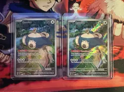 Lot of 2 - Pokemon TCG Snorlax #51 Scarlet & Violet 151 Promo Card Near Mint - Image 1