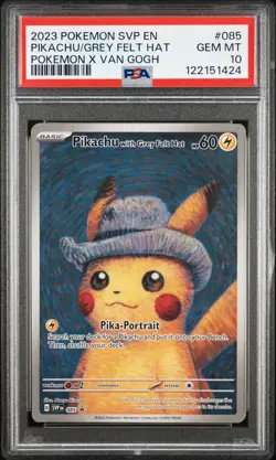 Pikachu with Grey Felt Hat 085 Sv: Scarlet & Violet Promo Cards Regular - Image 1
