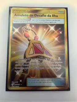 Amulet Card Island Challenge 265/236 Cosmic Eclipse PORTUGUESE CARD Pokemon TCG - Image 1