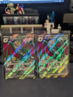 2X Noivern ex - 220/091 Paldean Fates Full Art Shiny Pokemon - NM/MINT - Image 1