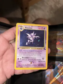 Haunter 6/62 Fossil 1st Edition Holo Rare Portuguese 1999 WOTC - Image 1