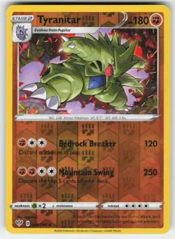 Tyranitar 088/189 Holo Rare Darkness Ablaze Pokemon Lightly Played - Image 1