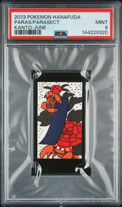 2013 POKEMON HANAFUDA KANTO JUNE PARAS/PARASECT PSA 9 - Image 1