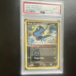 Pokemon Team Rocket Returns Dark Dragonair #31/109 Reverse Holo PSA 8 2004 EN - Image 3