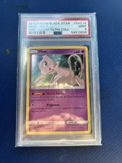 Pokemon TCG Card Black Star Promo 2019 Mew SM215 - Image 1