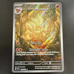 Ninetales 199/197 Illustration Rare Obsidian Flames Pokemon English NM - Image 1