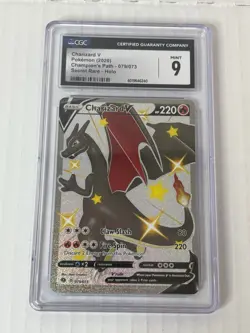 Pokemon charizard V 079/073 champions path CGC Mint 9 - Image 1