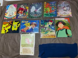 10 Holo Topps, Bandai And More Pokemon Card Lot From 1995-2000 Pocket Monsters - Image 1