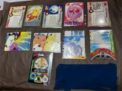 10 Holo Topps, Bandai And More Pokemon Card Lot From 1995-2000 Pocket Monsters - Image 2