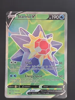 Starmie V 166/189 Ultra Rare SWSH10: Astral Radiance Pokemon TCG Near Mint - Image 1