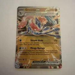 Holo Greninja ex - 106/167 Double Rare Twilight Masquerade Pokemon TCG - Image 1