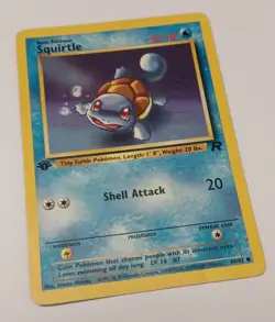 Pokemon Team Rocket Squirtle 68/82 1st Edition Wotc vintage 2000 - Image 1