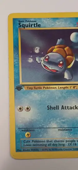 Pokemon Team Rocket Squirtle 68/82 1st Edition Wotc vintage 2000 - Image 3