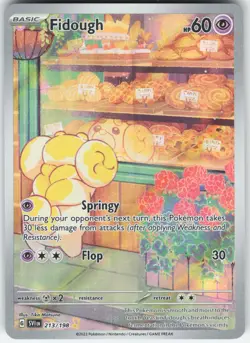 FIDOUGH 213/198 ILLUSTRATION RARE SCARLET & VIOLET POKEMON NM - Image 1