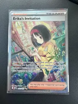 Erika's Invitation 203/165 Special Illustration Rare Pokemon TCG 151 SIR NM - Image 1