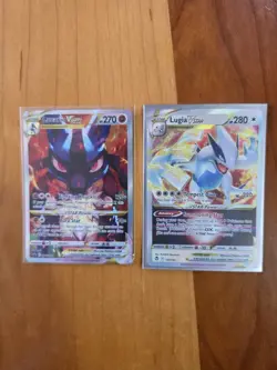 Pokemon Lugia VSTAR Silver Tempest 139/195 and Lucario Vstar Swsh291 NM - Image 1
