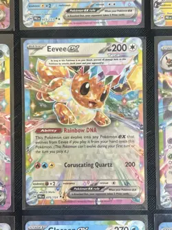 Pokemon TCG Prismatic EX “Eeveelution” 9 Card Holo Bundle (English) - NM - Image 4