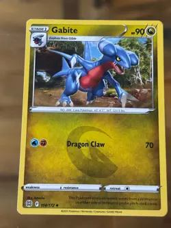 Gabite - 108/172 - Uncommon - Brilliant Stars Pokemon Card - Image 1