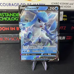 Pokemon Card Glaceon V SWSH196 Black Star Promo Near Mint - Image 1