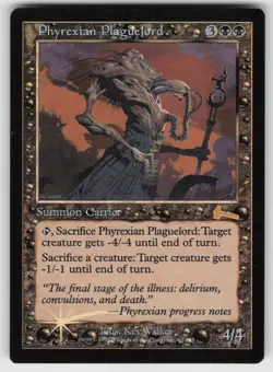 Phyrexian Plaguelord 62 Urza's Legacy Foil Rare MAGIC: THE GATHERING - Image 1
