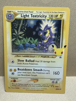 Light Toxtricity SWSH137 SWSH: Sword & Shield Promo Cards Holo - Image 1
