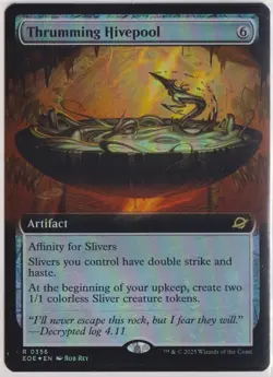 Mtg Thrumming Hivepool (Extended Art) Edge of Eternities Foil - Image 1