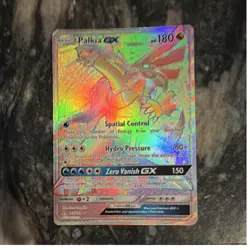 Pokemon Palkia GX 180 HP Secret Rare SM Forbidden Light Holo English - Image 1