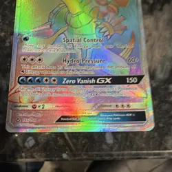 Pokemon Palkia GX 180 HP Secret Rare SM Forbidden Light Holo English - Image 2
