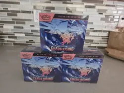 Pokemon TCG: Sealed Lot Of Three (3) Chaos Rising ETBS - 27 Packs - Image 1