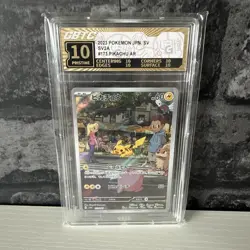 Pikachu (JPN) #173/165 Art Rare - GBTC 10 Graded - Pokemon 151 2023 - Image 1