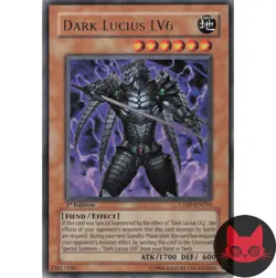 Yugioh Dark Lucius LV6 CDIP-EN010 Rare 1st Edition NM - Image 1