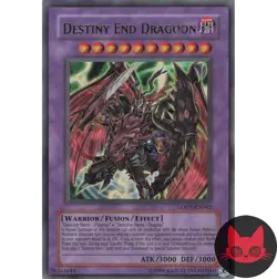 Yugioh Destiny End Dragoon LODT-EN042 Ultra Rare LP - Image 1