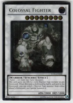 Colossal Fighter (UTR) TU05-EN000 Turbo Pack: Booster Five YU-GI-OH - Image 1