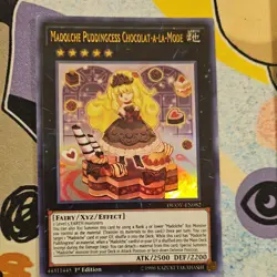 Madolche Puddingcess Chocolat-a-la-Mode 1st edition Yugioh DUOV-EN082 - Image 1