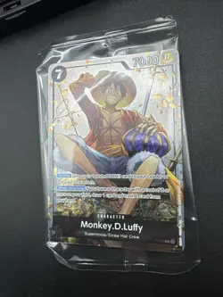One Piece Monkey D. Luffy P-075 Tcg Card New In Package - Image 1