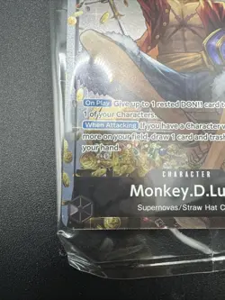 One Piece Monkey D. Luffy P-075 Tcg Card New In Package - Image 5