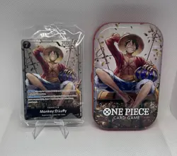 One Piece Monkey D. Luffy P-075 English Promo Tin Set Vol 2 Sealed with Tin - Image 1