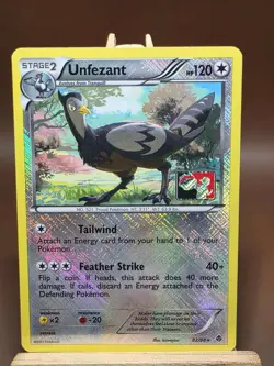 HP Unfezant - 82/98 (League Promo) Reverse Holo Promo League & Championship Card - Image 1