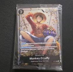 Bandai Monkey D. Luffy P-075 Promo Cards Promo Holo Character English 7000 - Image 1
