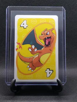 Pokemon Charizard Yellow #4 UNO Card Mattel Japanese Near Mint/Mint - Image 1