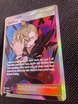 Gladion Full Art Holo Ultra Rare SM Crimson Invasion Card 109/111 - Image 2