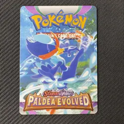Quaquaval Trainer Tips Card Pokemon TCG: Paldea Evolved Near Mint (NM) - Image 1